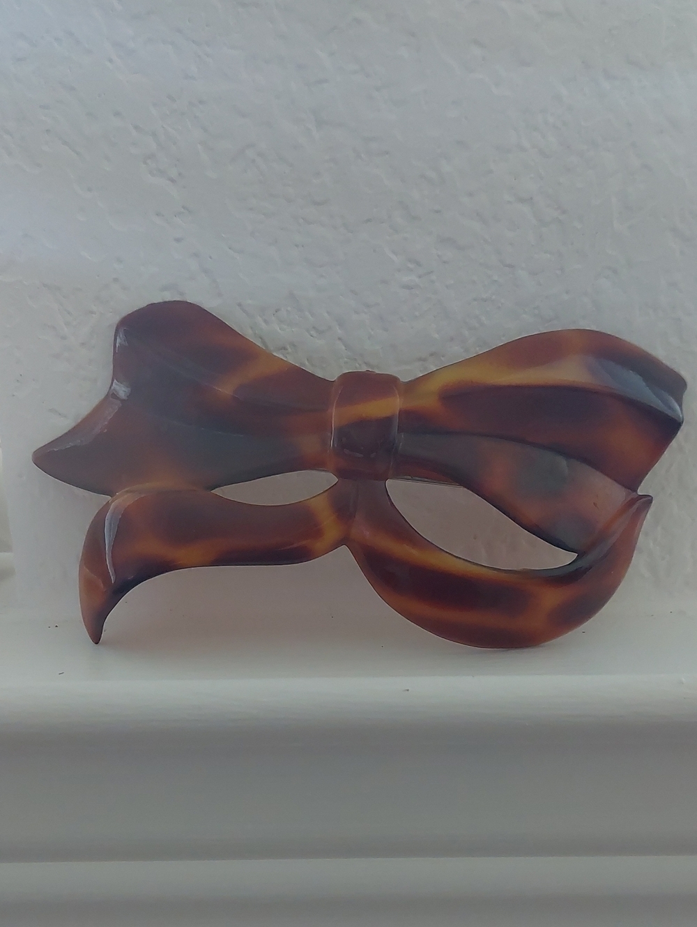 Made In France Tortoiseshell BOW Hair Barrette NWOT - Picture 8 of 8